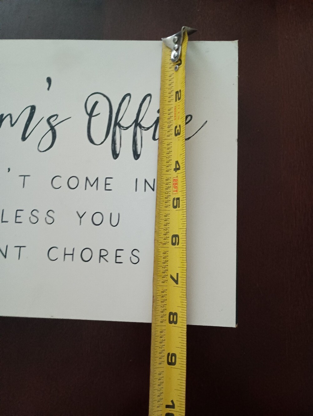 Mom's Office Humorous Sign - Picture 5 of 8
